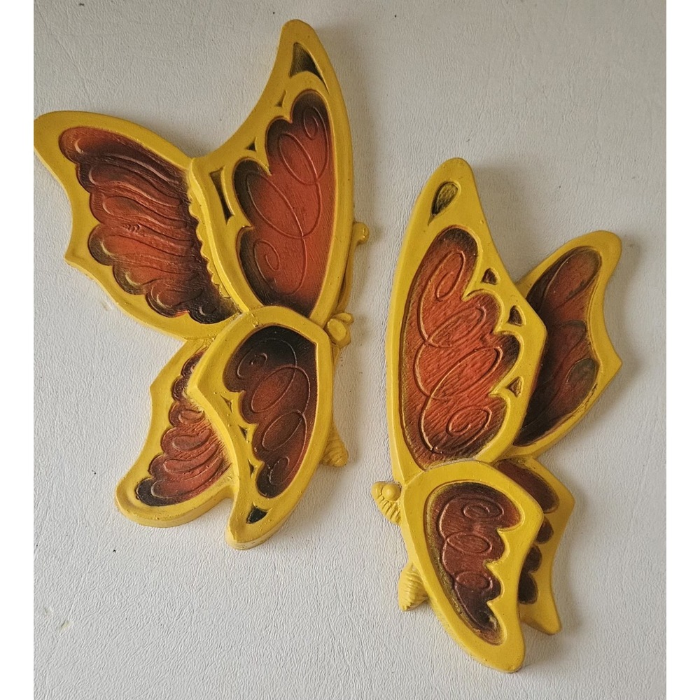 Vintage Universal Statuary Butterfly 1973 Wall Decor